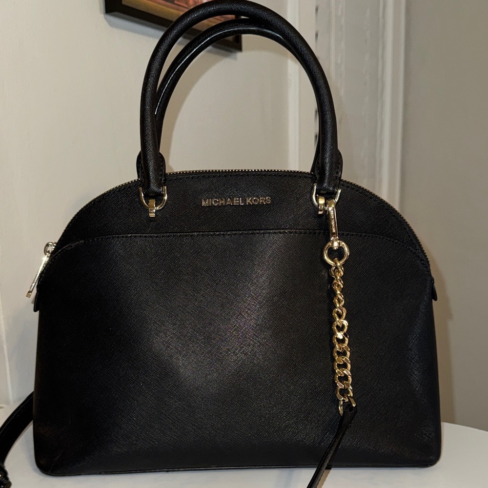 Michael Kors Emmy Large Dome Satchel COA